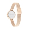 Thumbnail Image 2 of Ladies' Calvin Klein Rose-Tone IP Mesh Watch with White Dial (Model: 25200083)