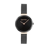 Thumbnail Image 1 of Ladies' Calvin Klein Two-Tone IP Mesh Watch with Black Dial (Model: 25200084)
