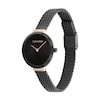Thumbnail Image 2 of Ladies' Calvin Klein Two-Tone IP Mesh Watch with Black Dial (Model: 25200084)