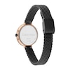 Thumbnail Image 3 of Ladies' Calvin Klein Two-Tone IP Mesh Watch with Black Dial (Model: 25200084)