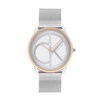 Thumbnail Image 1 of Calvin Klein Two-Tone IP Mesh Watch with Silver-Tone Dial (Model: 25200033)