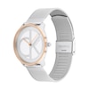 Thumbnail Image 2 of Calvin Klein Two-Tone IP Mesh Watch with Silver-Tone Dial (Model: 25200033)