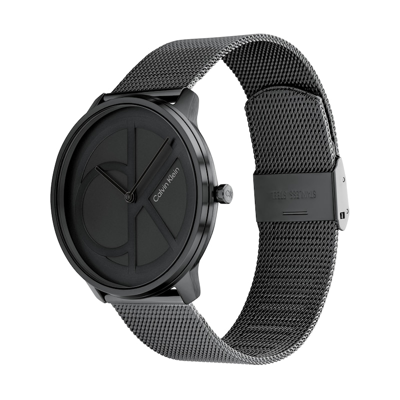 Calvin Klein Black Watch Mesh (Model: Zales | IP 25200028)
