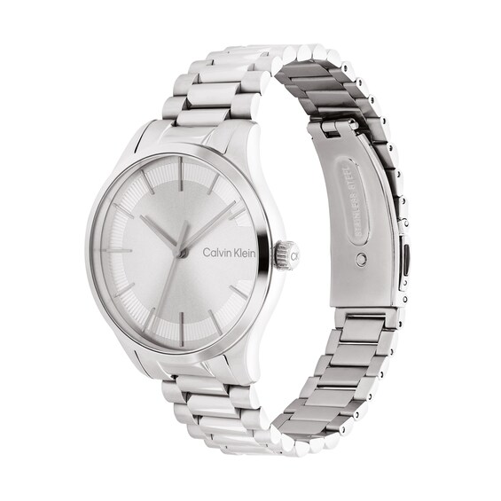 Calvin Klein Watch with Silver-Tone Dial (Model: 25200041)
