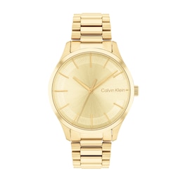 Calvin Klein Gold-Tone IP Watch (Model: 25200043)