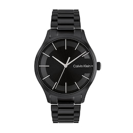 Calvin Klein Black IP Watch (Model: 25200040)