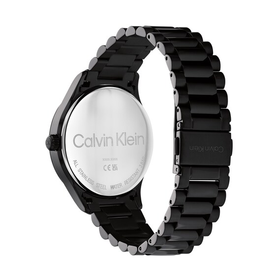 Calvin Klein Black IP Watch (Model: 25200040)