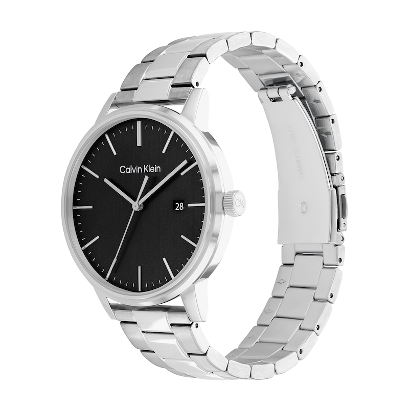 Main Image 2 of Men's Calvin Klein Watch with Brushed Black Dial (Model: 25200053)