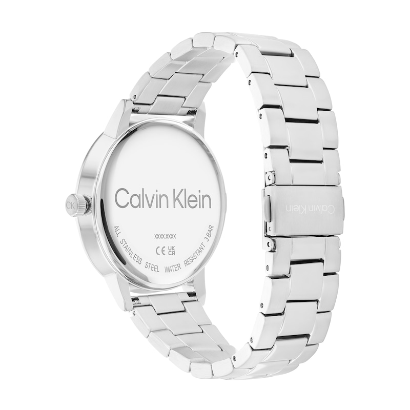 [Sie können echte Produkte zu günstigen Preisen kaufen!] Men\'s Calvin Klein Watch Black (Model: Dial 25200053) with | Brushed Zales