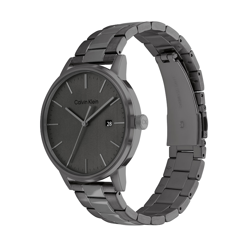 Main Image 2 of Men's Calvin Klein Grey IP Watch (Model: 25200054)