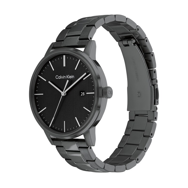 Men's Calvin Klein Black IP Watch (Model: 25200057)