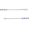 Thumbnail Image 3 of Oval Tanzanite Necklace in Sterling Silver