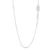 Thumbnail Image 4 of Vera Wang Love Collection 1/4 CT. T.W. Cushion-Shaped Multi-Diamond and Blue Sapphire Pendant in 10K White Gold - 19"