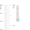 Thumbnail Image 3 of Marilyn Monroe™ Collection 3/4 CT. T.W. Journey Diamond Hoop Earrings in 10K White Gold