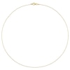 Thumbnail Image 3 of 1.0mm Bead Chain Necklace in Sterling Silver with Gold-Tone Flash Plate
