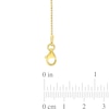Thumbnail Image 4 of 1.0mm Bead Chain Necklace in Sterling Silver with Gold-Tone Flash Plate