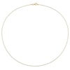 Thumbnail Image 3 of 1.0mm Bead Chain Necklace in Sterling Silver with Gold-Tone Flash Plate - 20"