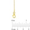 Thumbnail Image 4 of 1.0mm Bead Chain Necklace in Sterling Silver with Gold-Tone Flash Plate - 20"