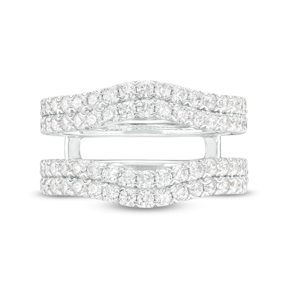 1-1/2 CT. T.w. Certified Lab-Grown Diamond Contour Double Row Solitaire Enhancer in 14K White Gold (F/Vs2)