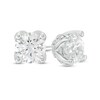 Thumbnail Image 1 of 1-5/8 CT. T.W. Certified Diamond Solitaire Stud Earrings in 14K White Gold (I/I2)
