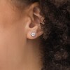 Thumbnail Image 2 of 1-5/8 CT. T.W. Certified Diamond Solitaire Stud Earrings in 14K White Gold (I/I2)