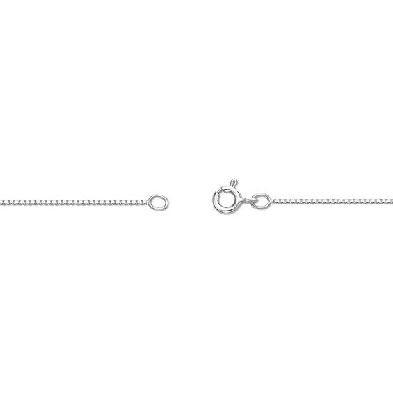 8.0mm Cushion-Shaped London Blue Topaz and 1/20 CT. T.w. Diamond Twist Pendant in Sterling Silver