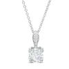 Thumbnail Image 0 of 5/8 CT. T.W. Certified Diamond Solitaire Pendant in 14K White Gold (I/I2)
