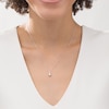 Thumbnail Image 2 of 5/8 CT. T.W. Certified Princess-Cut Diamond Pendant in 14K White Gold (I/I2)