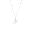 Thumbnail Image 1 of 1/8 CT. T.W. Diamond Pisces Tilted Pendant in Sterling Silver
