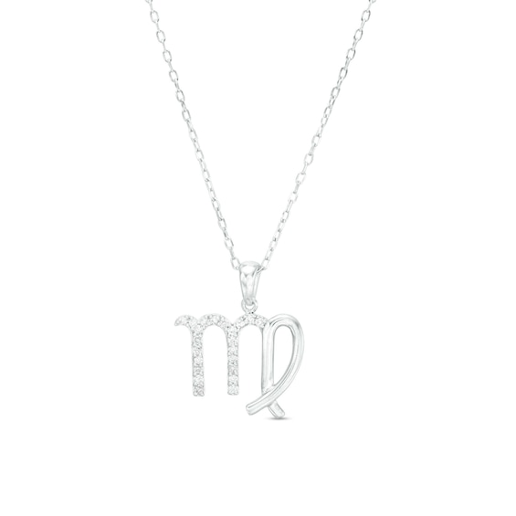 1/8 CT. T.w. Diamond Virgo Pendant in Sterling Silver