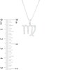 Thumbnail Image 3 of 1/8 CT. T.W. Diamond Virgo Pendant in Sterling Silver