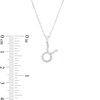 Thumbnail Image 3 of 1/8 CT. T.W. Diamond Taurus Tilted Pendant in Sterling Silver