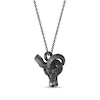 Thumbnail Image 2 of Men's Ram Head Pendant in Stainless Steel with Grey IP - 24"