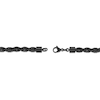 Thumbnail Image 2 of Men's 6.0mm Rope Chain Necklace in Solid Stainless Steel  with Black IP - 22"