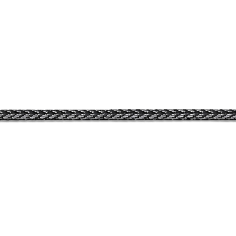 Main Image 2 of Men's 3.5mm Snake Chain Antique-Finish Necklace in Solid Stainless Steel  with Black IP - 18"