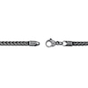 Thumbnail Image 3 of Men's 3.5mm Snake Chain Antique-Finish Necklace in Solid Stainless Steel  with Black IP - 18"