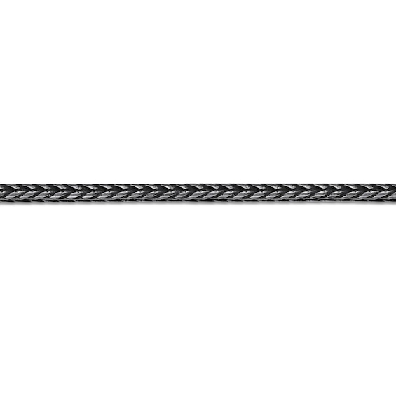 Men's 3.5mm Snake Chain Antique-Finish Necklace in Solid Stainless Steel with Black IP - 20"