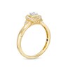 Thumbnail Image 2 of 1/4 CT. T.W. Princess-Cut Diamond Cushion-Shaped Frame Promise Ring in 10K Gold