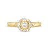 Thumbnail Image 4 of 1/4 CT. T.W. Princess-Cut Diamond Cushion-Shaped Frame Promise Ring in 10K Gold