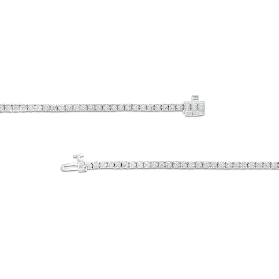 3 CT. T.w. Diamond Tennis Bracelet in 14K White Gold – 7.25"