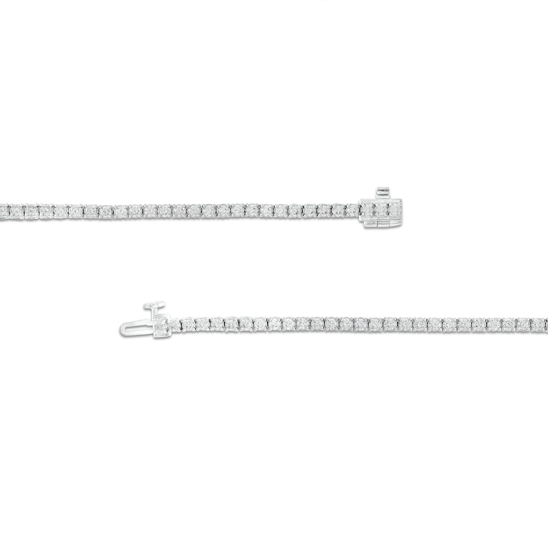 3 CT. T.W. Diamond Tennis Bracelet in 14K White Gold – 7.25"