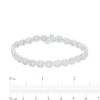 Thumbnail Image 4 of 3-1/2 CT. T.W. Oval-Shaped Multi-Diamond Line Bracelet in 10K White Gold – 7.25"