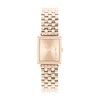 Thumbnail Image 1 of Ladies' Calvin Klein Rose-Tone IP Watch with Rectangular Dial (Model: 25000003)