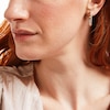 Thumbnail Image 2 of 1 CT. T.W. Diamond Inside-Out Hoop Earrings in 14K Gold