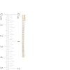 Thumbnail Image 3 of 3 CT. T.W. Diamond Inside-Out Hoop Earrings in 14K Gold