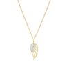Thumbnail Image 1 of 1/15 CT. T.W. Diamond Angel Wing Pendant in 10K Gold