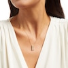 Thumbnail Image 2 of 1/4 CT. T.W. Multi-Diamond Graduated Ladder Pendant in 10K Gold