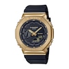 Thumbnail Image 1 of Men's Casio G-Shock Classic Gold-Tone IP Black Resin Strap Watch with Black Dial (Model: GM2100G-1A9)