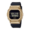 Thumbnail Image 1 of Men's Casio G-Shock Classic Gold-Tone IP Black Resin Strap Watch with Square Black Dial (Model: GM5600G-9)
