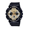 Thumbnail Image 1 of Ladies' Casio G-Shock Classic Black Resin Strap Watch with Gold-Tone Dial (Model: GMAS120GB-1A)